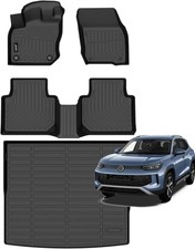 Jenofa-Floor Mats for VW Tiguan 2025 2026 Cargo Mat Car Mats for Volkswagen