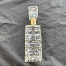 RARE VINTAGE THATCHER GLASS WHISKEY DECANTER WITH CORK STOPPER  4 ROSES PLCB TAG