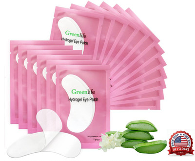 100 Pairs Under Eye Gel Pads Patches Lash Extension Supplies Collagen Lint Free
