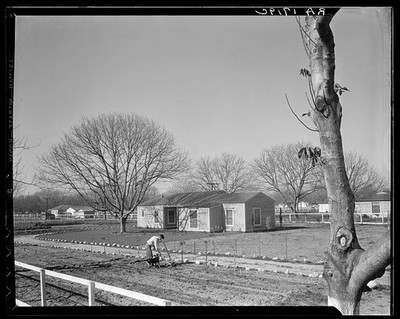 Photo:El Monte California 1936 Federal Homesteads Occupied Homes Acre Lots