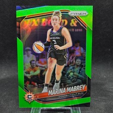 Marina Mabrey 2025 Panini WNBA Prizm Lime Green /225 Connecticut Sun #18