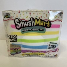 Squishy Rainbow Layer Cake JUMBO SQUISHY 5 Smush Mart RMS USA Crazy Fun VIRAL