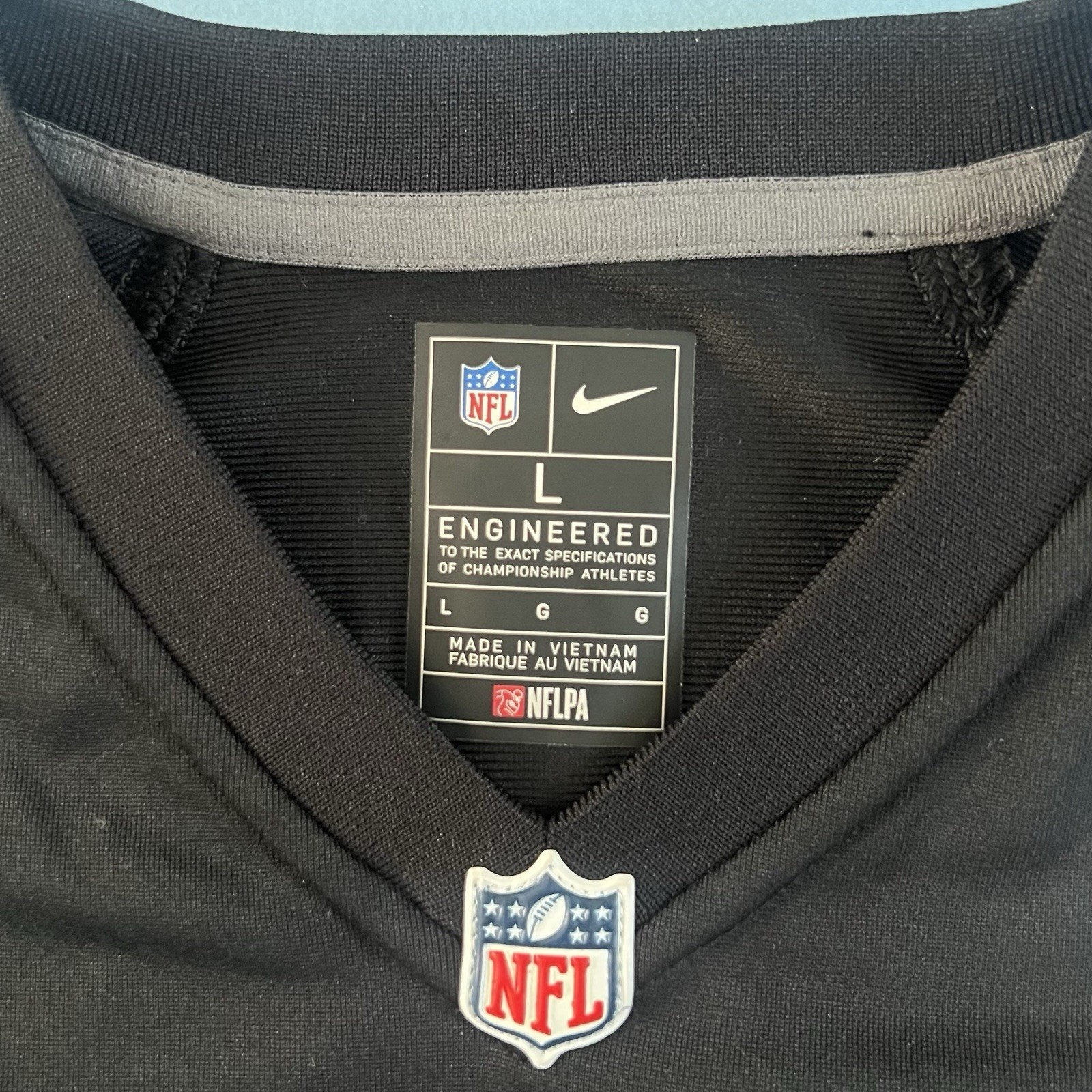 Nike Pittsburgh Steelers Kenny Pickett NFL Football Jersey Black Game Youth L thumbnail 3