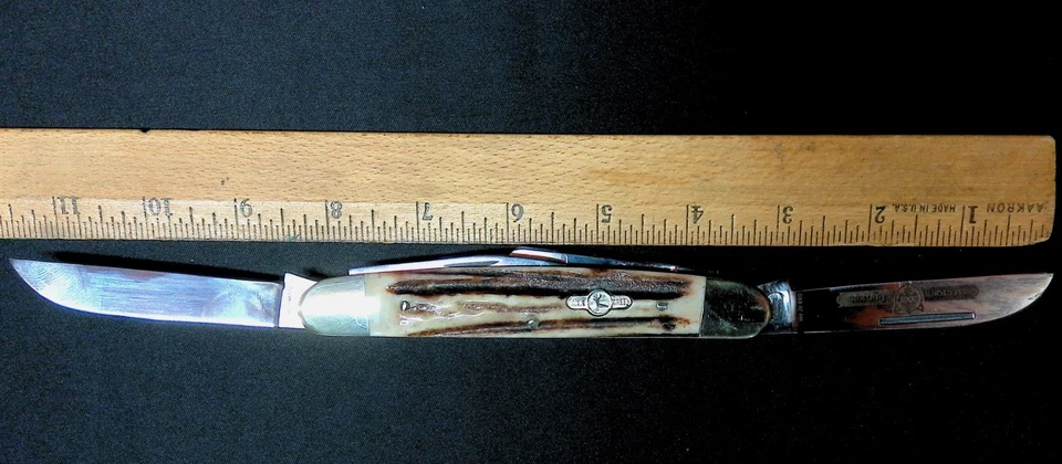 Buck Creek ENORME 4 hojas mango de ciervo 2007 edición coleccionista 1/500 hecho en Alemania Foto 4 de 4