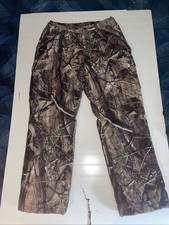 Cabela's Dry-Plus Pants Mens 32 Camo Cargo Insulated Waterproof Hunting