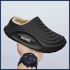 Casual Men  s Warm Plush EVA Slippers Winter Platform Waterproof Indoor