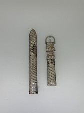 Coach natural tan watch band strap python 14mm