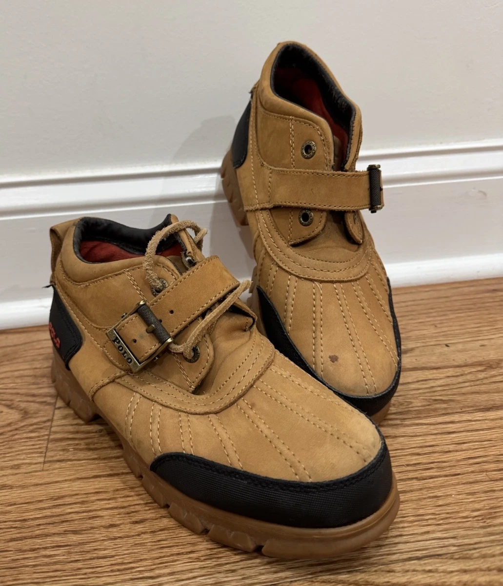Polo Ralph Lauren Beige Boots for Men for Sale - Shop New  display picture 2