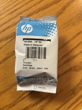 Genuine HP 64 Tri-Color Ink Cartridge N9J89A Factory Sealed No Box