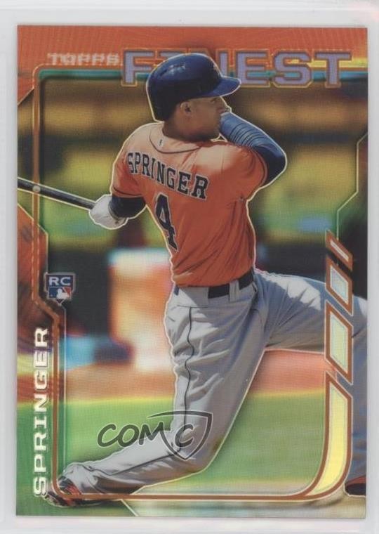 2014 Topps Finest Refractor George Springer #39 m5w
