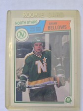 1983-84 Brian Bellows O-Pee-Chee OPC Rookie Card RC #167 Minnesota North Stars . rookie card picture