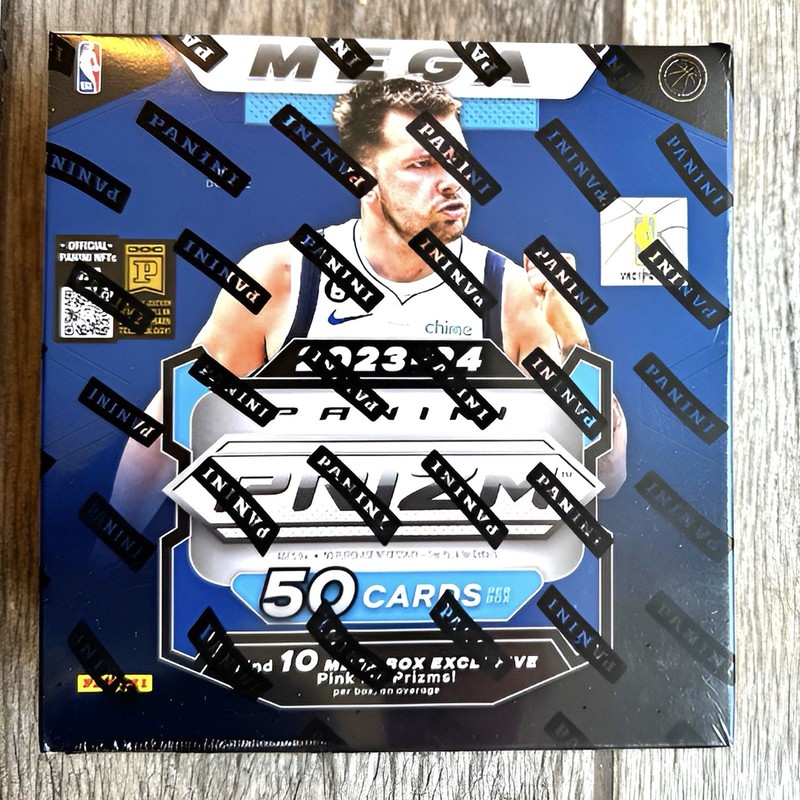 2023-2024 PANINI PRIZM BASKETBALL MEGA BOX SEALED WEMBANYAMA RC CHASE 50 CARDS