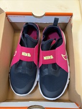 Nike Flex Runner 2 Low Black Pink Size 4 Youth