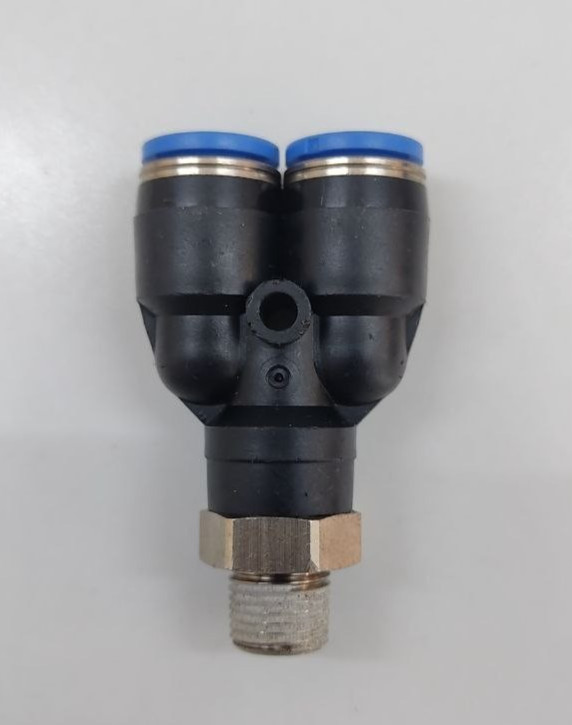 Festo QSY-1/8-8 Push In Y Connector Pneumatic Air Fitting R1/8 8mm New 3 Pc Lot