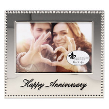 Lawrence Frames 4X6 Happy Anniversary Picture Frame 290264