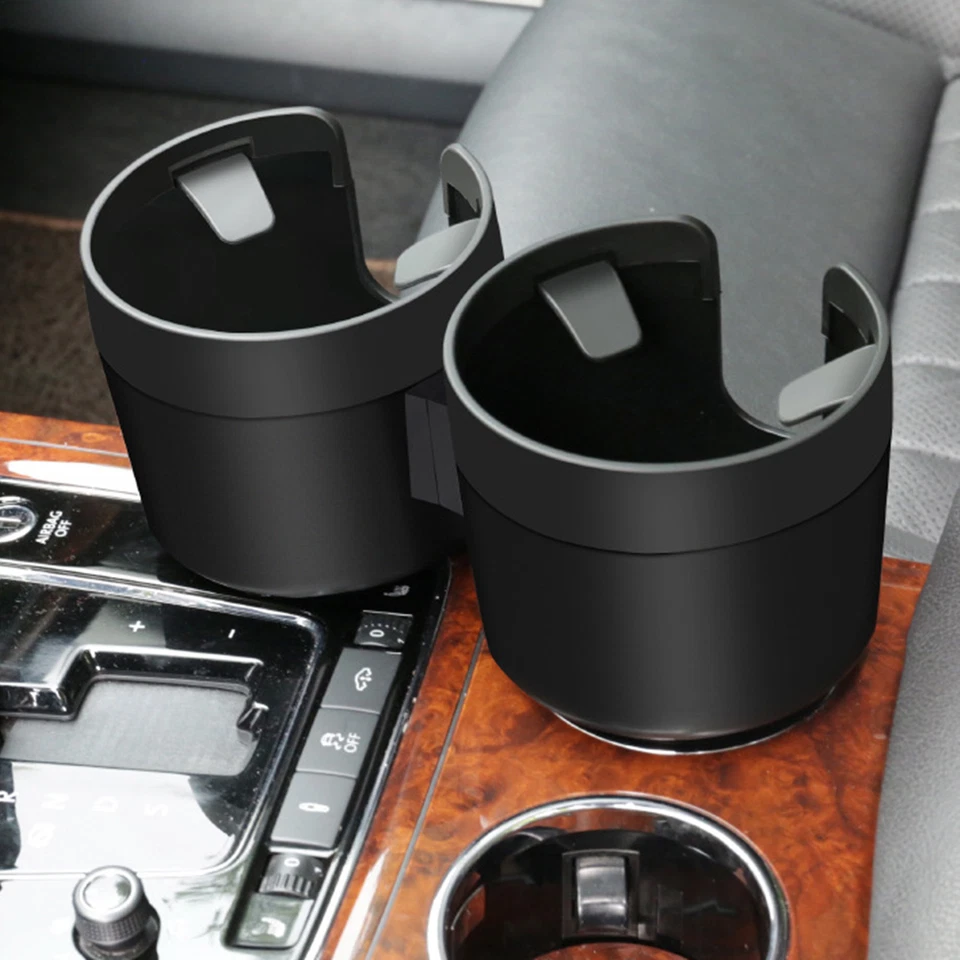 2-in-1 Car Cup Holder Expander Adapter Multifunctional Large Auto Cup Adapter Foto 3 de 4