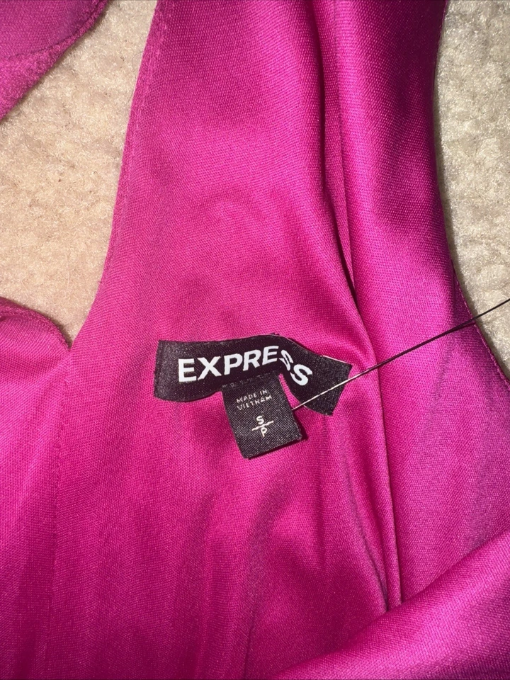 Mono Express Frambuesa/Rosa Profundo Talla Pequeña Nuevo Con Etiquetas Foto 3 de 3