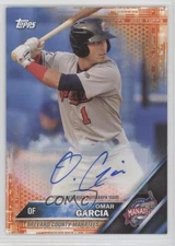 2016 Topps Pro Debut Orange Auto 20/25 Omar Garcia #4 Auto 0c2