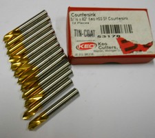3//16 HSS 100/° Single Flute Countersinks Michigan Drill Series 493 pack of 2