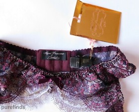 AGENT PROVOCATEUR SOIREE LATUTA SUSPENDER BELT ONLY SIZE 2 RRP &pound;395 NWT