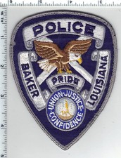 City of Baker Police (Louisiana) uniform take-off shoulder patch