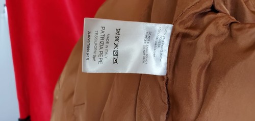 Chaqueta de cuero marrón Patrizia Pepe talla 42 - Imagen 11 de 12