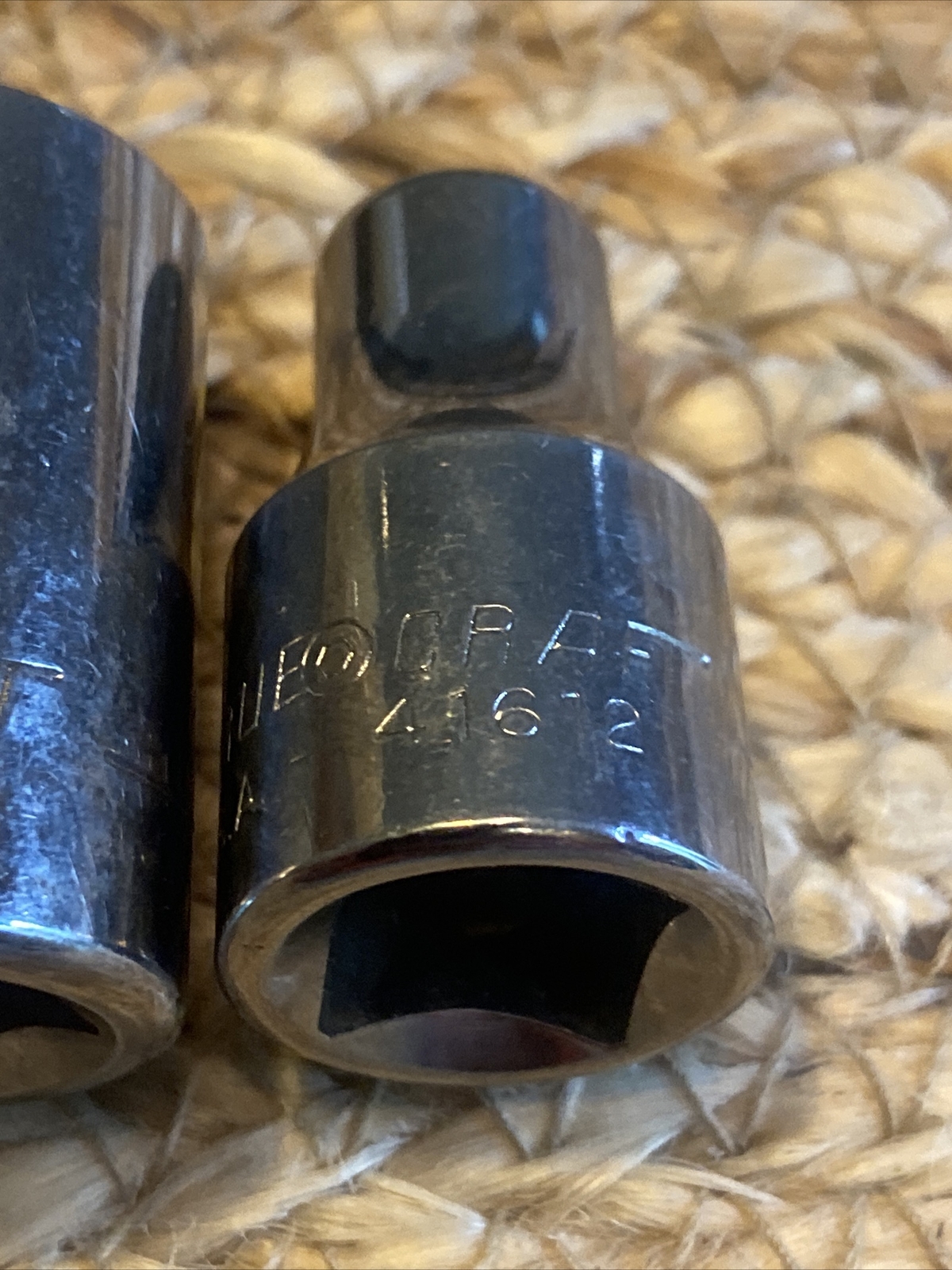 Socket Include Old Model Vintage Truecraft Socket Lot of 3 Sockets 1/2” Drive 6 Point 3/8, 11/16 ...