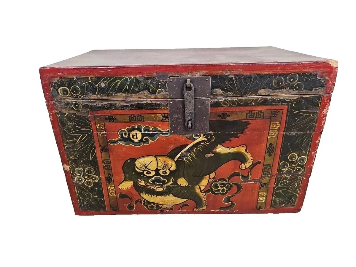 中国古董木制盒子1850-1899 | eBay