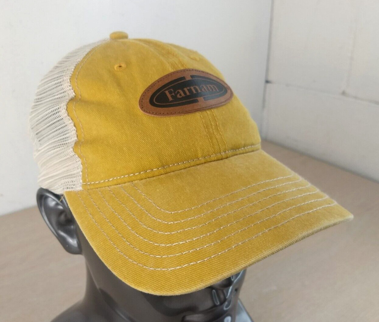 FARNAM PATCH LOGO ADJUSTABLE SNAPBACK TRUCKER/MES… - image 2