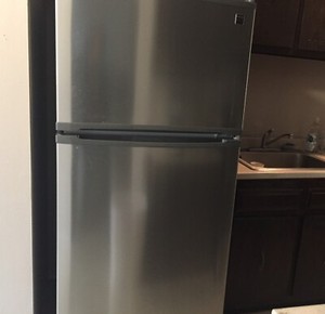 Full Size Refrigerator & Freezer Kenmore Stainless Steel