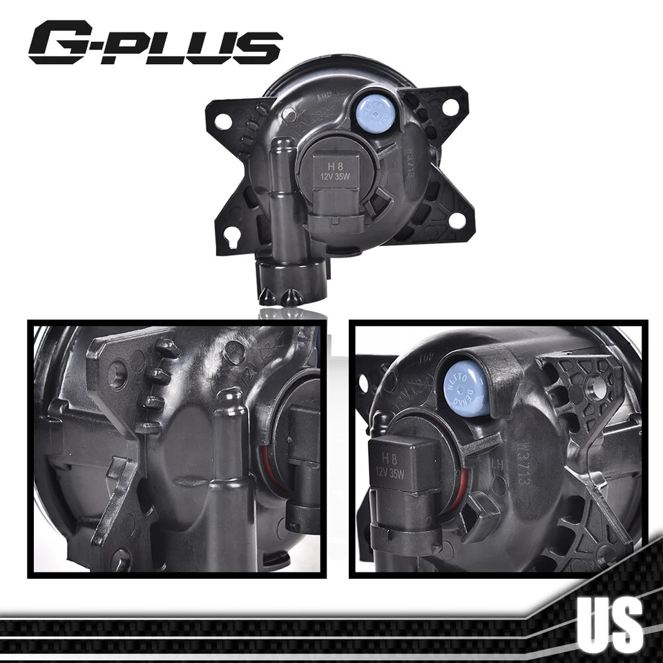 Fit For 2018 2019 2020 Honda Fit Front Bumper Fog Light Lamps Assy W/ Cover Pair Foto 3 de 4