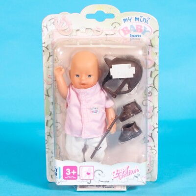 BNIB Retired 2009 Zapf Creations Baby Born My Mini doll with Horse Riding  Gear UK