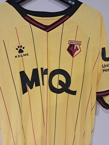 Maglia Home Watford FC 24/25 Taglia Large Personalizzata Tikvic 15 - Foto 2 di 6