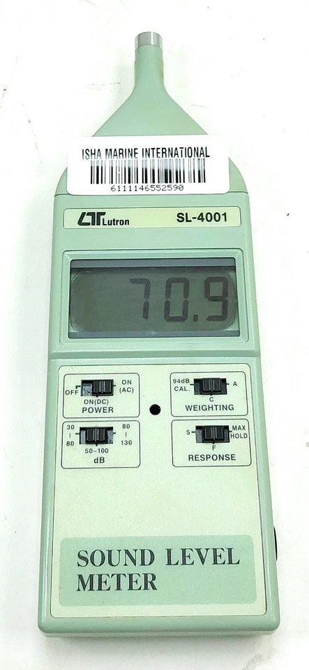 Medidor de nível de som Lutron SL-4001 - Imagem 3 de 4