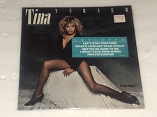 TINA TURNER PRIVATE DANCER ALBUM RECORD LP VINYL 1984 SHRINK HYPE STICKER