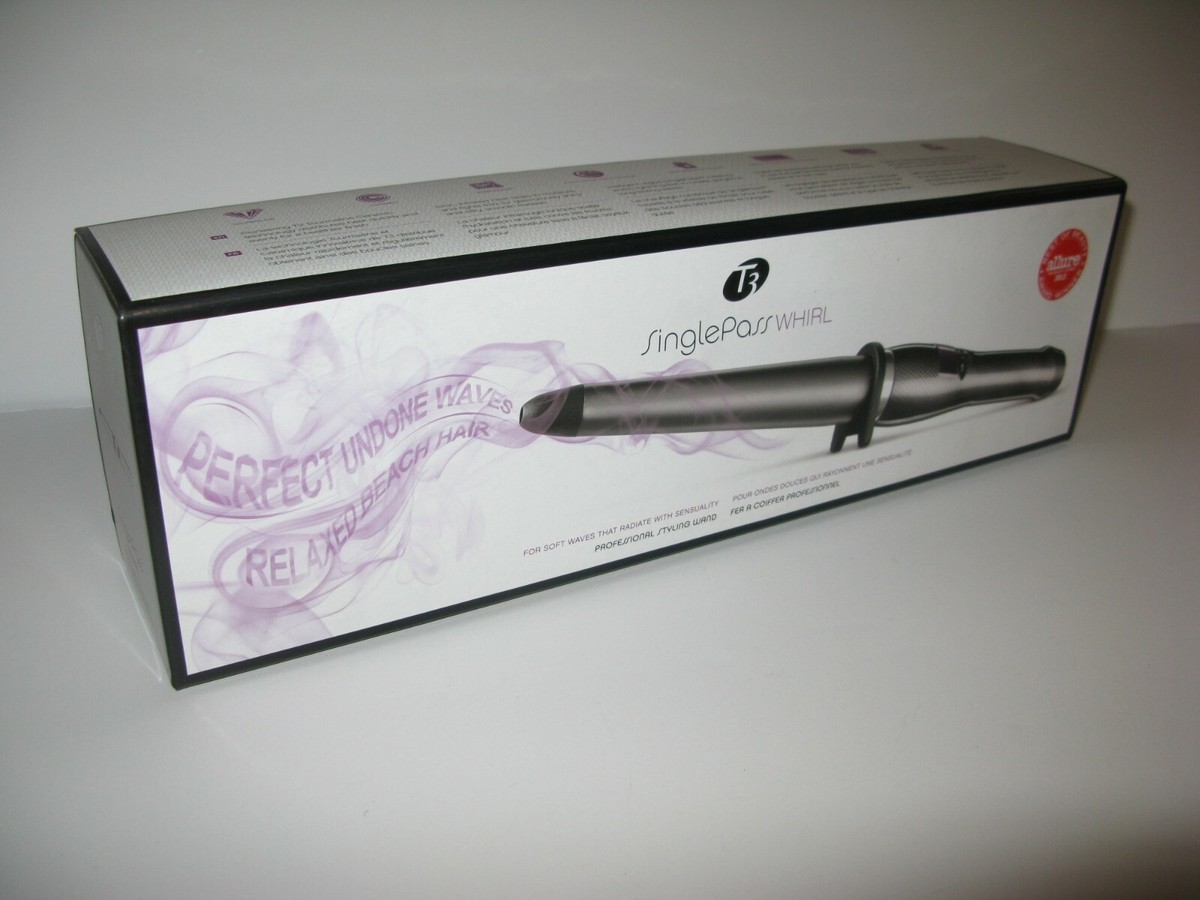 T3 Single Pass Whirl T3 SinglePass Whirl Professional Styling Curling Wand, FREE  main image 2