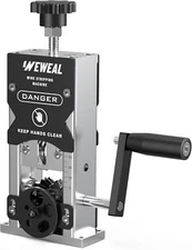 Manual Wire Stripper Stripping Machine 0.06-1.18in Hand Crank or Drill