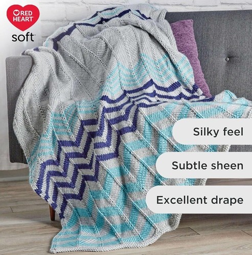 3 Pack Red Heart Soft Yarn Coral - Imagen 2 de 8