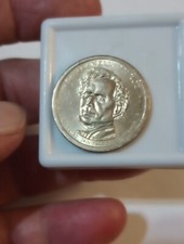 2010 P. MINT FRANKLIN PIERCE GOLD TONE PRESIDENTIAL DOLLAR