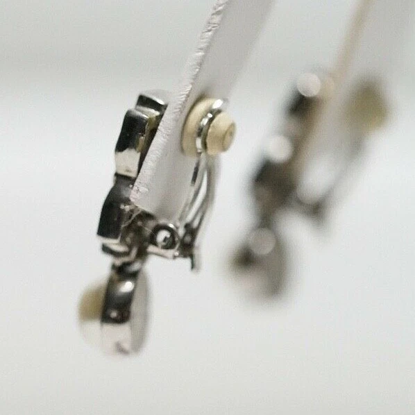 Joseph Esposito Ashley Classics - Pendientes colgantes de perlas/cristal simuladas Foto 4 de 4