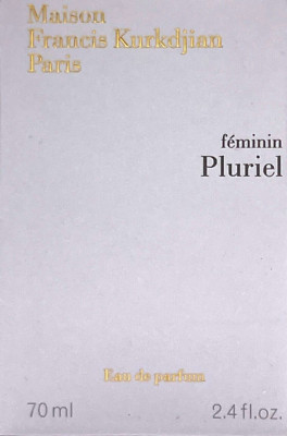 MAISON FRANCIS KURKDJIAN PLURIEL FEMININ EAU DE PARFUM SPRAY 2.4 Oz / 70 ml NEW!