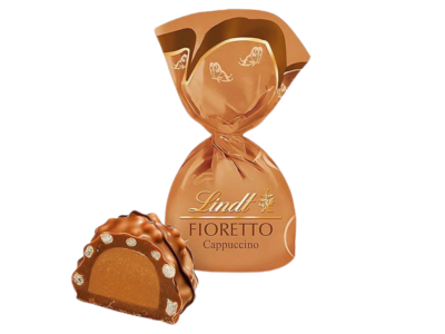 chocotto LINDT CAPPUCCINO FIORETTO MILK CHOCOLATE TRUFFLES RARE NOUGAT