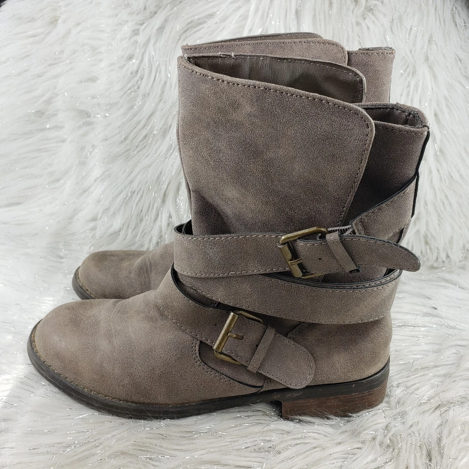 Botines informales RAMPAGE Islet gris topo para mujer talla 6,5 M Foto 2 de 4