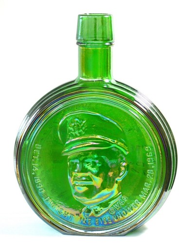 WHEATON Conmemorativa 8" Botella Decantadora President Dwight ""IKE"" Eisenhower - Imagen 4 de 4