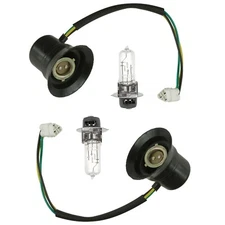 2X Headlight Socket & Bulb For Yamaha 4KB-84314-01-00 5EH-84340-00-00