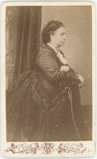 CDV Circa 1875. Portr&auml;t Eines Weiblich Profil, Mme Coward