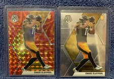 2020 Mosaic Chase Claypool 2 Card Lot! 🔥🔥 Orange Reactive And Silver Base!