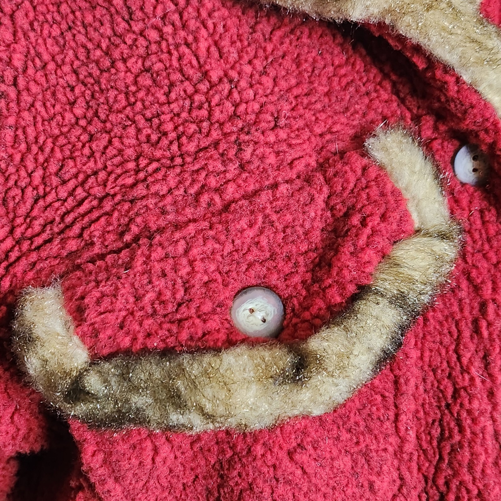 Vintage Tasha Polizzi Saddle Blanket Jacket Red Pile … Gem