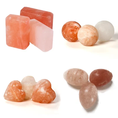 HIMALAYAN SALT STORE Himalayan Crystal Rock Salt | Hot Massage Stone Soap Deodorant | Egg | Ball