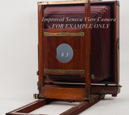 1 Wooden lensboard 120x118.5mm for SENECA Improved View Camera 8x10" of Mahogany - Picture 3 of 3